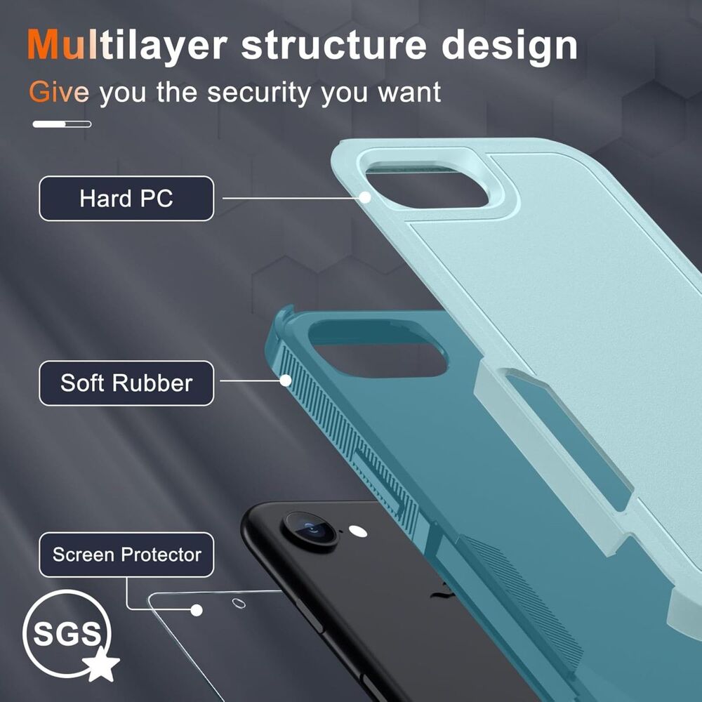 IPhone 16e Case & IPhone 17e Case, With Screen Protector, 20I-191PH001 - Picture 2 of 3